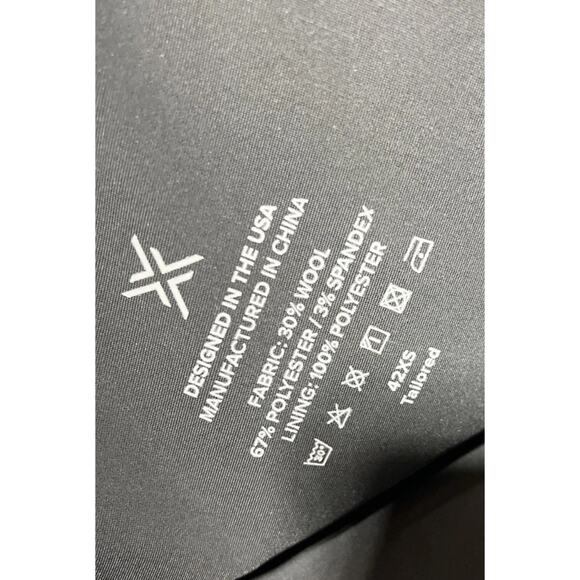 X Suit 5.0 Dress Pants Navy Blue Tailored Fit Straight Leg Sz 42x28 NWT - Picture 4 of 6